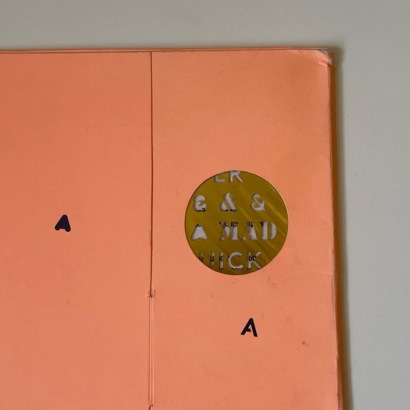 TOOL The Copycat by Tom Dixon: Etched Brass Stencil Sheet - Picture 6 of 10